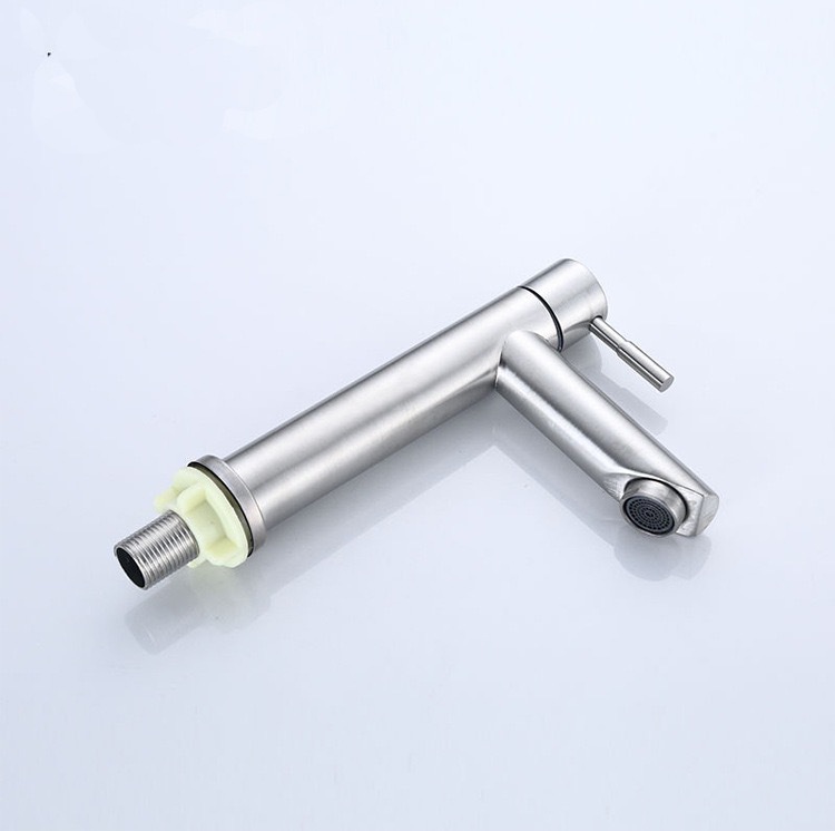 Wholesale 304 stainless steel single-cooling washbasins, faucets, bathroom and balcony household washbasins, washbasins, quick-turn faucets pic 18