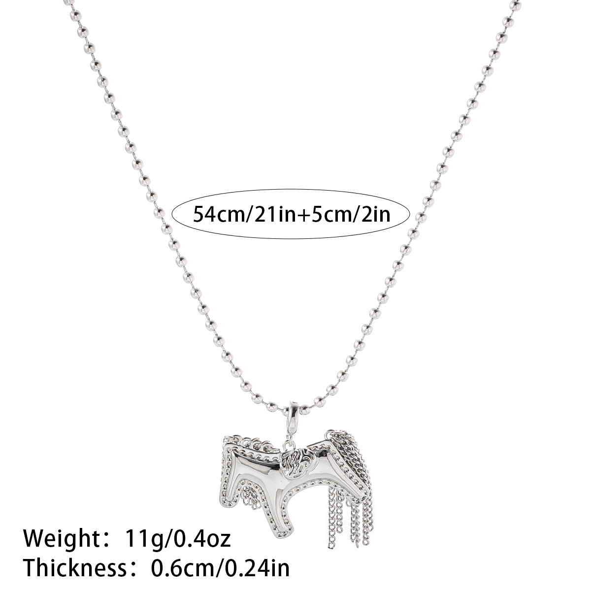 Nasha Tassel Exquisite pendant sweater chain, Get Money Soon Necklace for women 2026 New style couple collarbone chain Neck chain pic 3