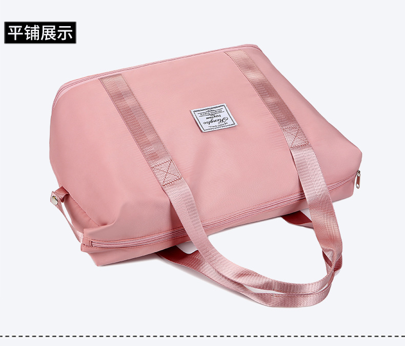 A new dry-wet separated luggage bag and a large-capacity multi-functional portable fitness bag that can be stored in a suitcase with a pull handle pic 28