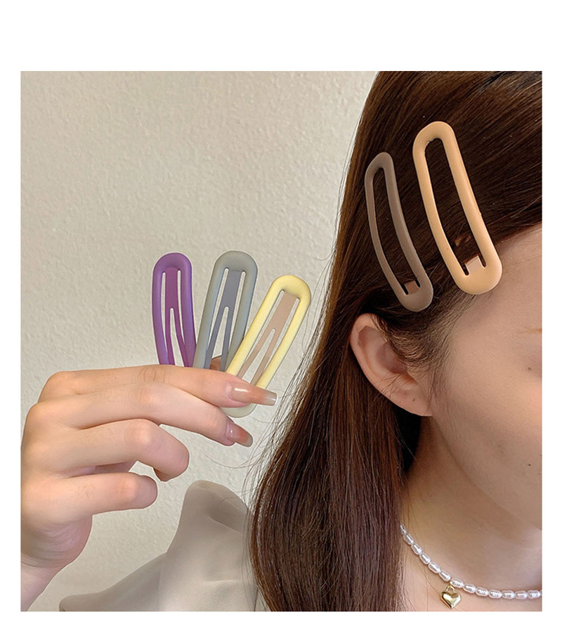 新款莫兰迪色系BB夹实用百搭刘海夹女发夹少女心碎发边夹发卡发饰详情34