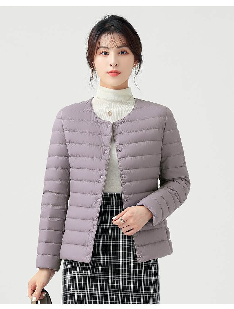 2025跨境新款轻薄羽绒服外套女秋冬羽绒服内胆轻型薄款时尚保暖详情38