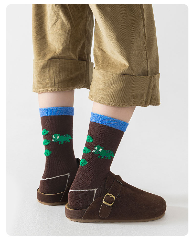 2025男童袜子秋冬季卡通中筒袜儿童袜子春秋中大童棉袜学生袜透气详情22