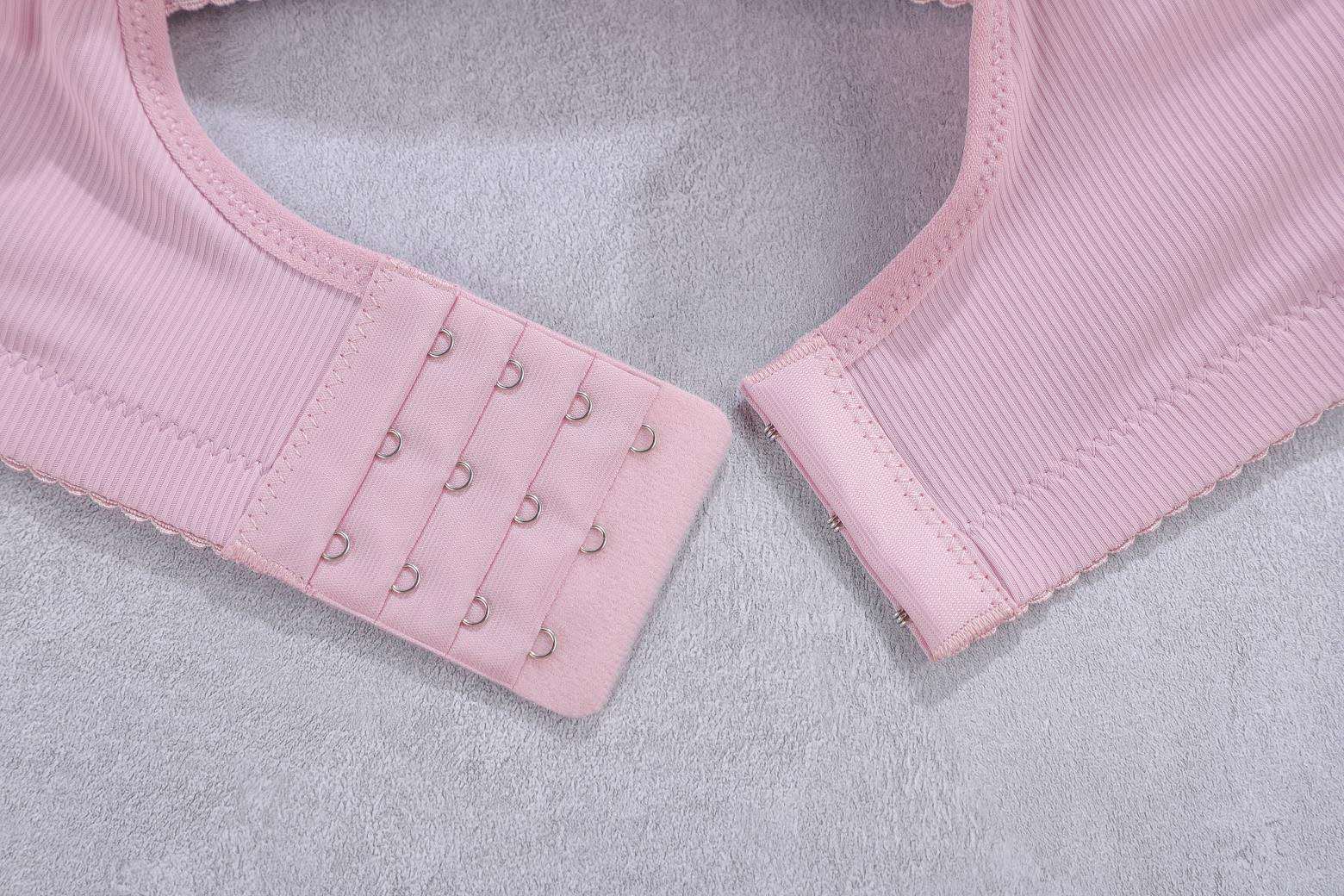 Cross-border export lace bras without steel loops, medium thick cup copper fiber lining, small breasts, gathering anti-sagging three-breasted underwear pic 18