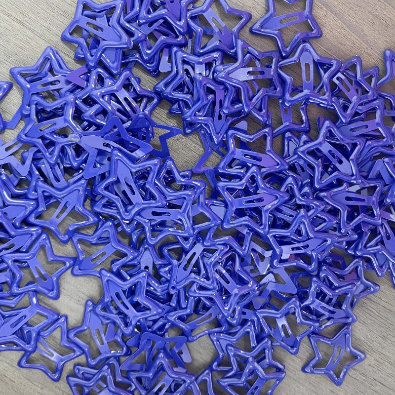 可爱bb夹侧边夹刘海夹金属y2k小夹子头饰发夹川野多巴胺星星发夹详情9