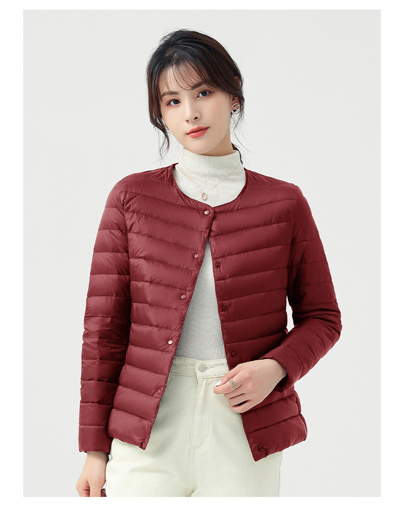 2025跨境新款轻薄羽绒服外套女秋冬羽绒服内胆轻型薄款时尚保暖详情31