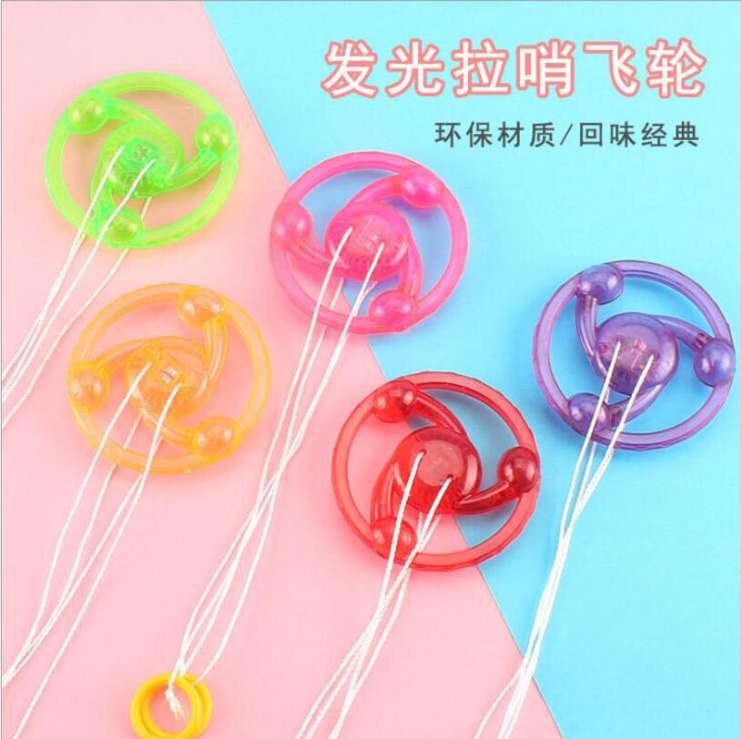 Nostalgic toys, luminous gyroscopes, toy drawstrings, flashing flywheels, luminous drawstrings, flywheels, street stall toys, gifts wholesale pic 2