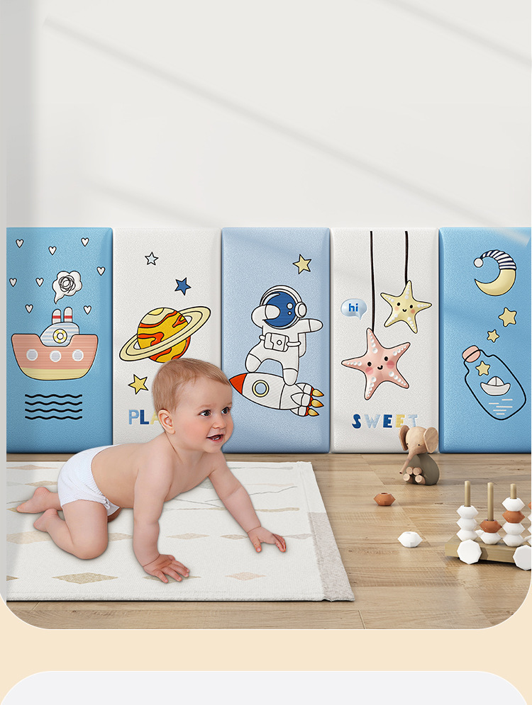 婴儿防撞墙贴儿童卡通软包宝宝防撞磕碰墙垫榻榻米防撞条儿童房墙详情7