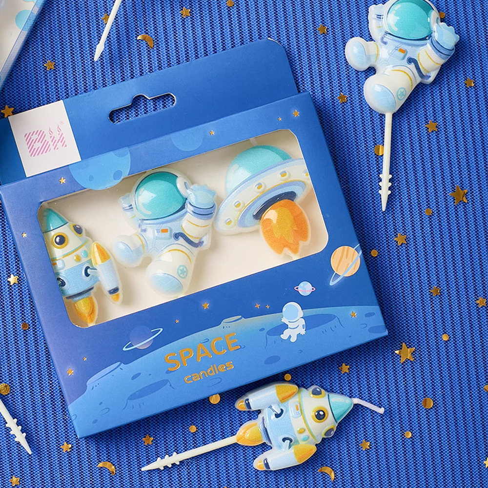 ins可爱卡通小熊生日蜡烛 烘焙蛋糕装饰插牌儿童生日派对拍照道具详情9