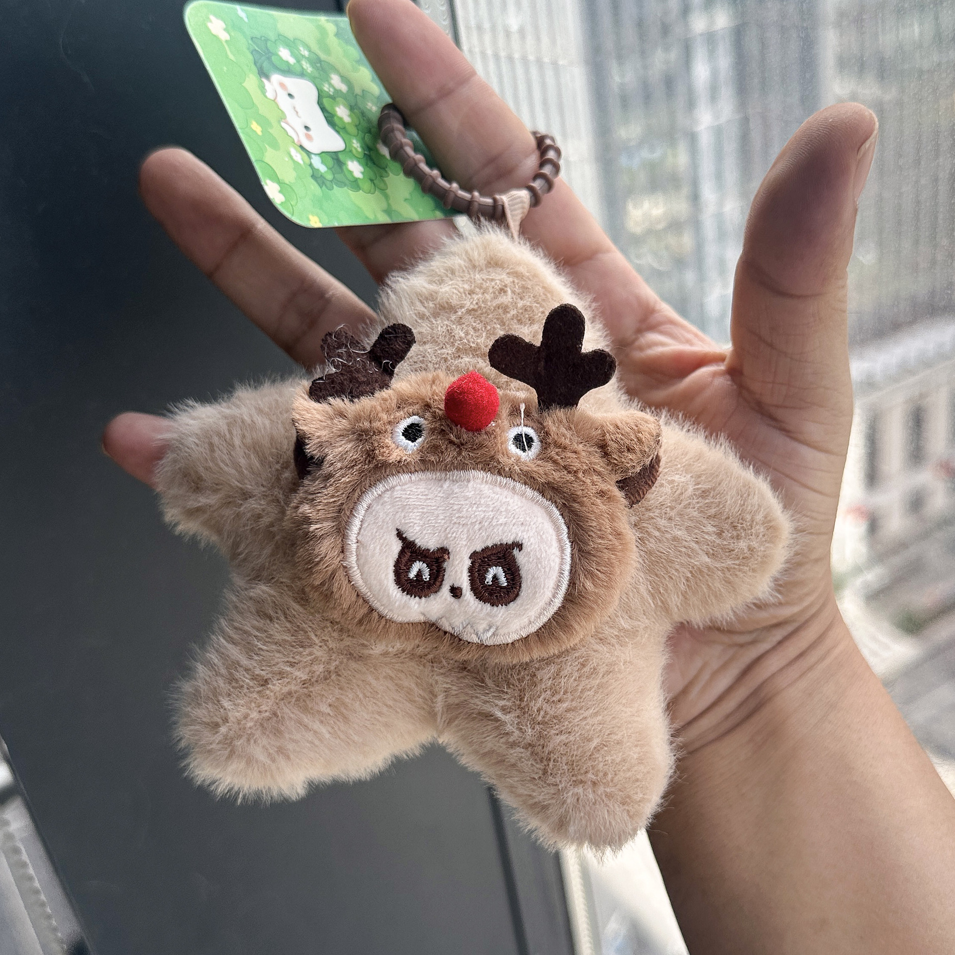 网红可爱萌星星精灵挂件毛绒玩具挂件小猴子包包挂饰钥匙扣玩偶详情1