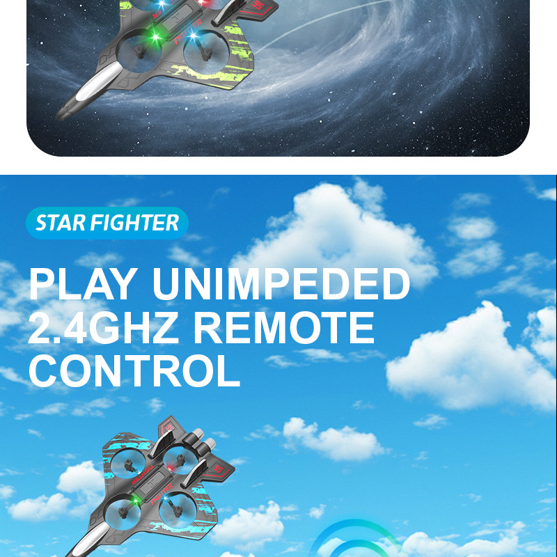 2.4G remote-controlled foam aircraft, gravity-sensing helicopter, roll stunt remote-controlled aircraft, long-range unmanned aerial vehicle pic 21