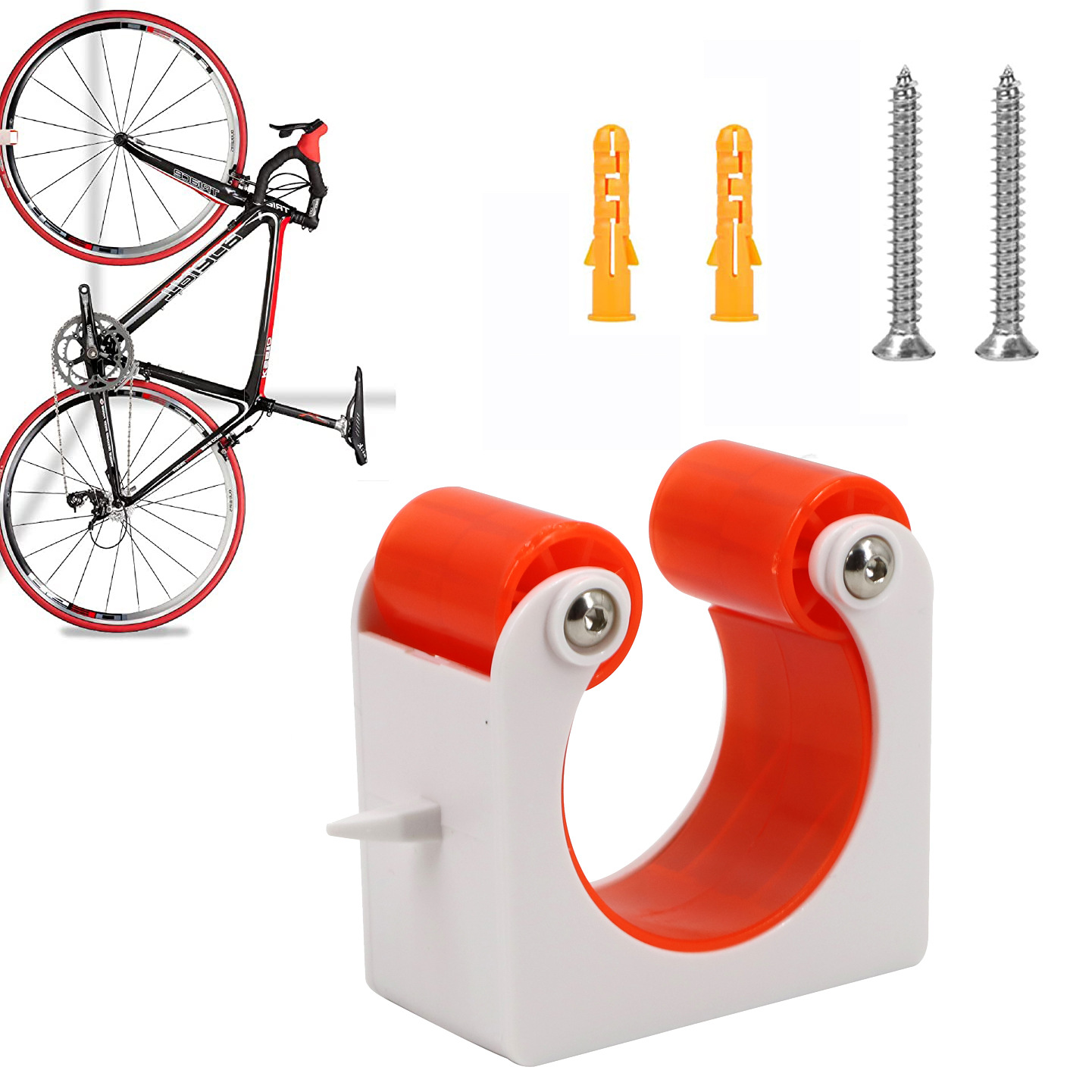 Bicycle parking buckle, bicycle mountain bike fixed frame, hanging frame, wall, household indoor road bike fixed display stand pic 4