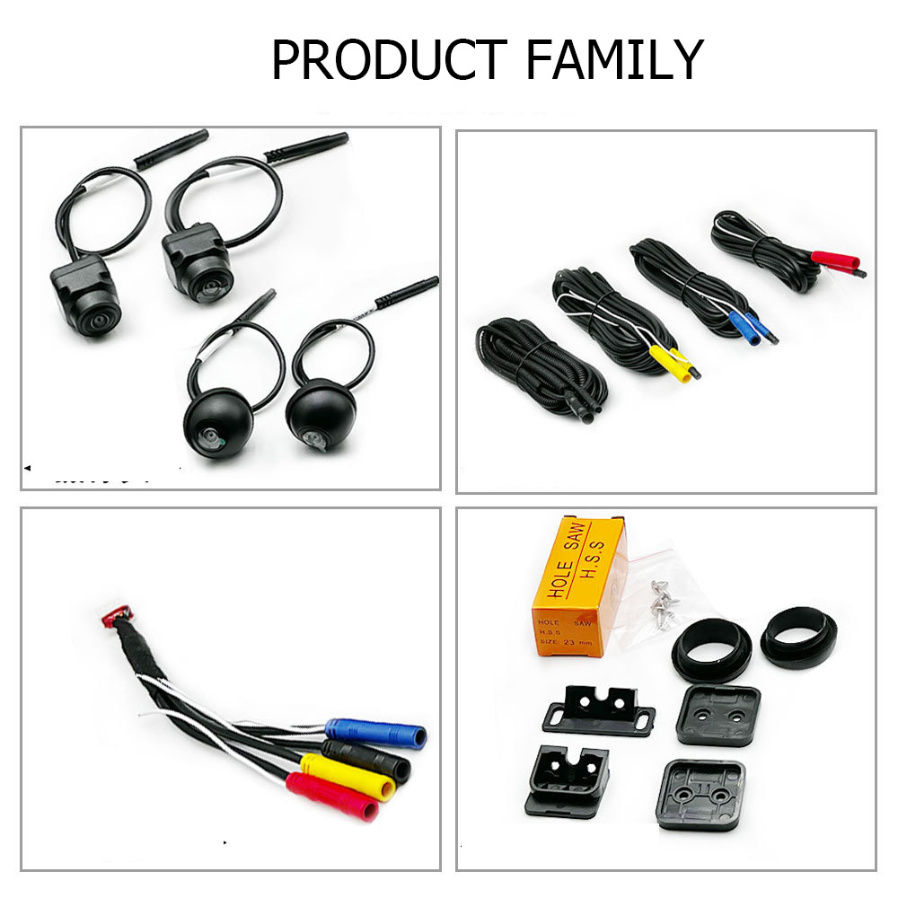 3D 360度全景行车记录仪3D摄像头套件高清夜视鱼眼广角1080P/720P详情8