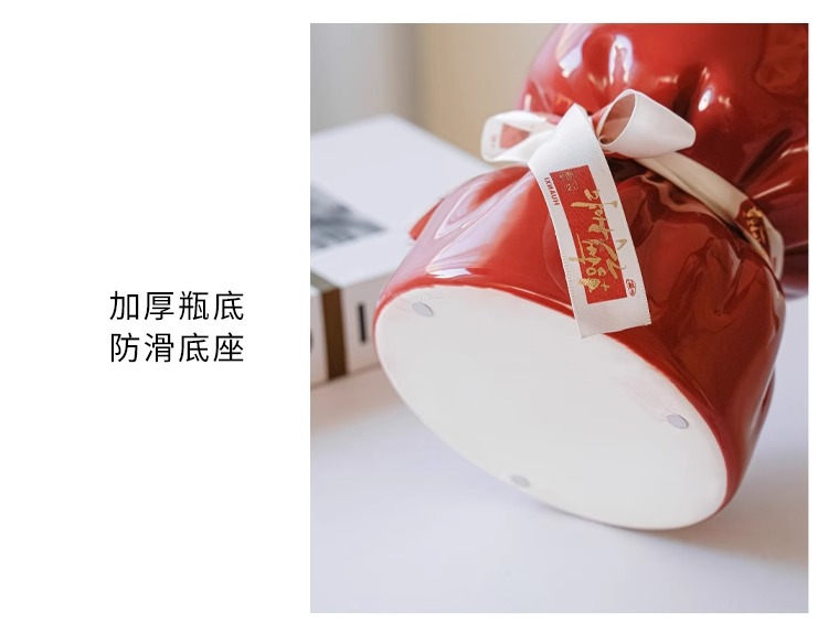 情绪稳定花瓶陶瓷花瓶客厅摆件鲜花插花轻奢高级感新家复古装饰品详情17