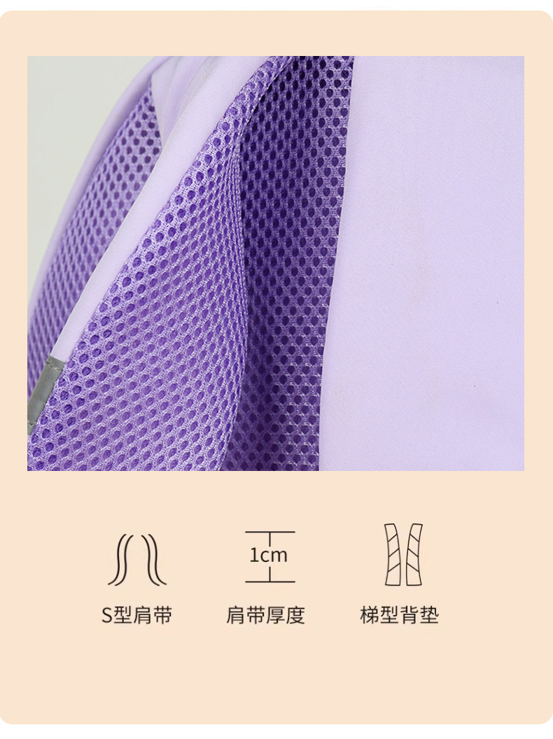 儿童新款背包幼儿园书包女童可爱轻便宝宝超轻卡通男孩双肩包洋气详情4