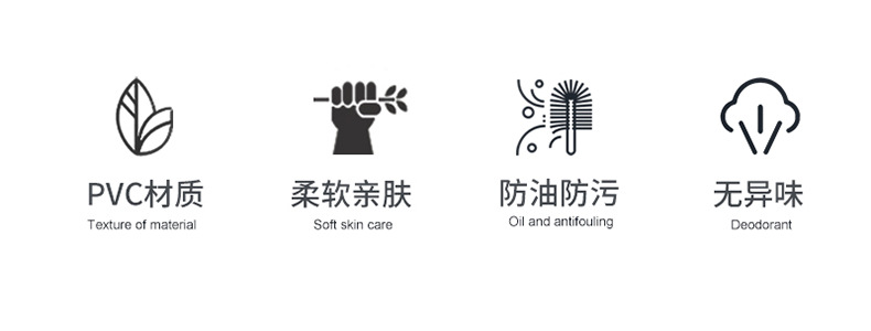 渐变色防水乳橡胶手套女加厚洗衣服家务清洁手套厨房耐用洗碗手套详情2