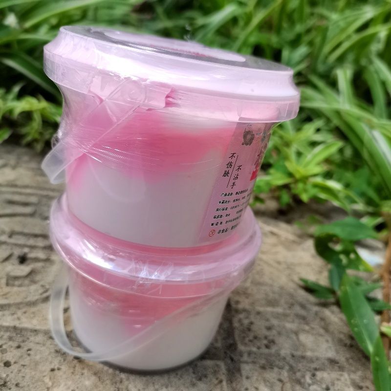新款起泡胶大罐便宜抱抱奶不沾手厚实史莱姆手提桶水晶泥详情13