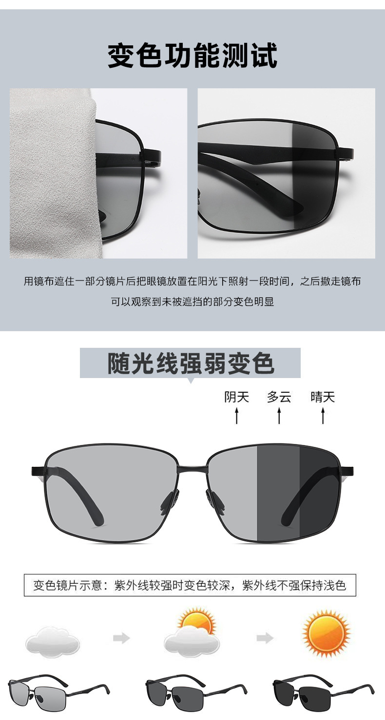 新款偏光出游驾驶遮阳墨镜1065欧美百搭男士时尚炫彩太阳眼镜批发详情18