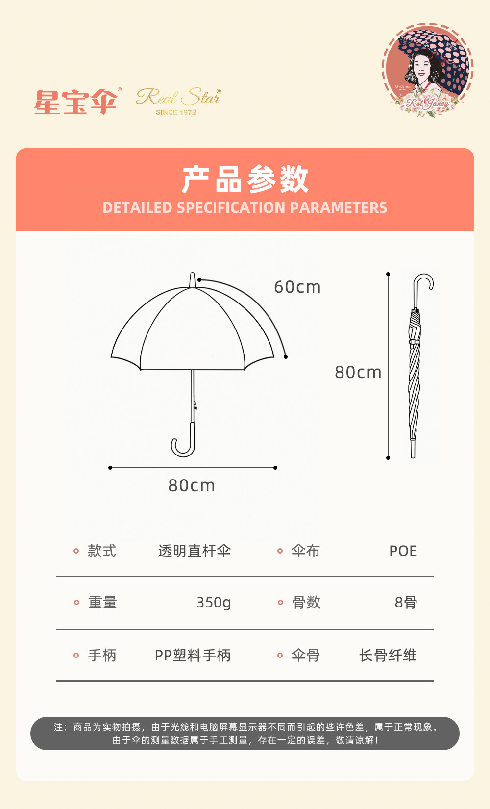 RST Star Treasure Umbrella Wholesale Apollo Transparent Umbrella, fashionable leopard Print umbrella, Wind-resistant and rainproof arched automatic umbrella pic 13