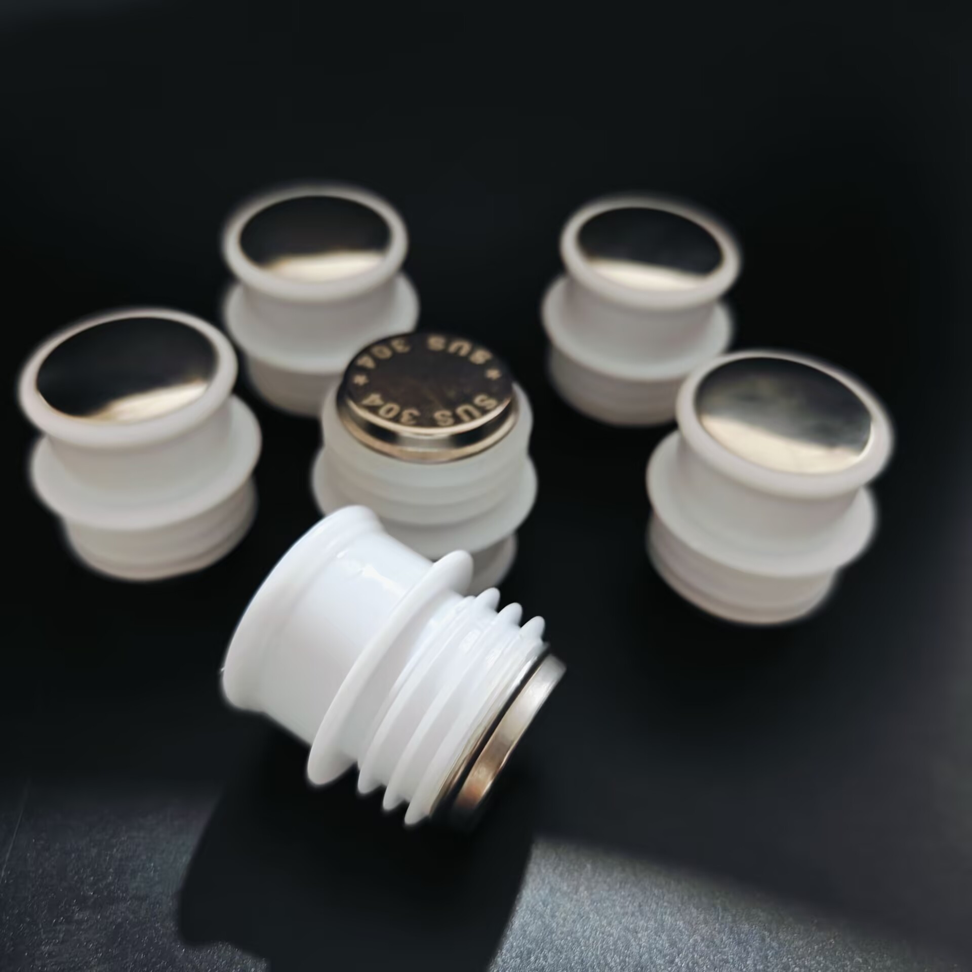 【 Zone 3-12 】304 stainless steel (8-pound) bottle stopper 1500 per box, 8-pound 304 stainless steel thermos stopper, large 8-pound thermos flask stopper, hot water bottle cap, thermos flask stopper 1 yuan wholesale pic 6