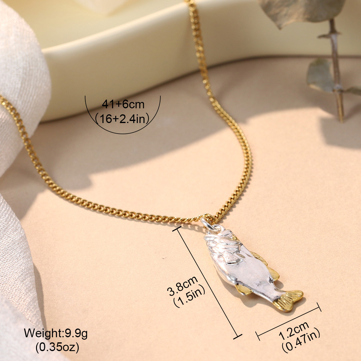 ins niche pleated heart-shaped necklace, simple and irregular pendant, fashionable sweater chain design with hands clasped together, wholesale pic 31