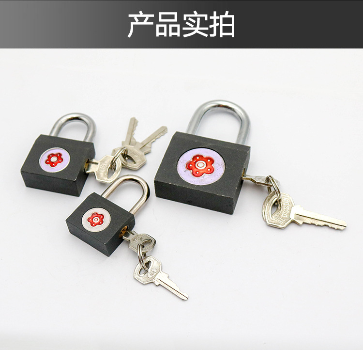 Plum blossom lock, pin padlock, horizontal opening padlock, pin padlock, bath lock head lock, general does not dismount lock, drawer lock pic 7