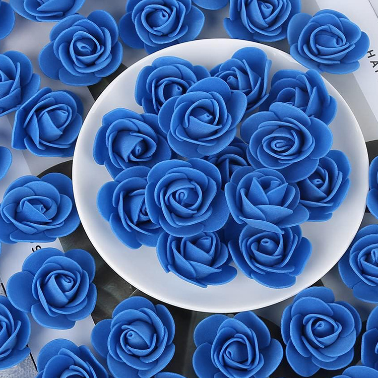 泡沫花仿真玫瑰3.5cm DIY泡沫熊原料配件办公文化仿真园艺装饰材料详情9