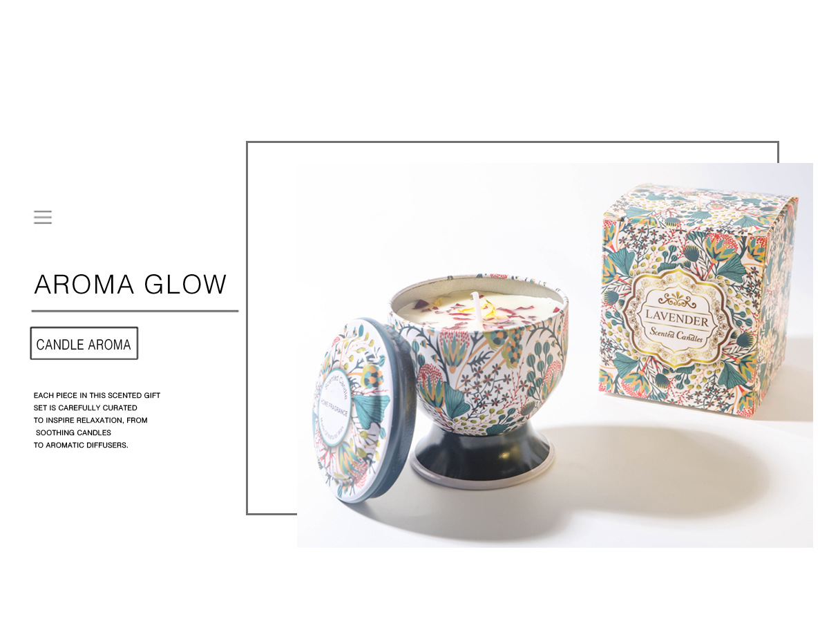 跨境高脚杯干花香薰蜡烛结婚伴手礼生日礼物花氛芳熏香蜡烛批发详情16