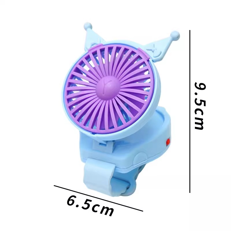 儿童手表风扇便携式小型迷你小风扇户外学生可爱随身手腕风扇礼物详情7