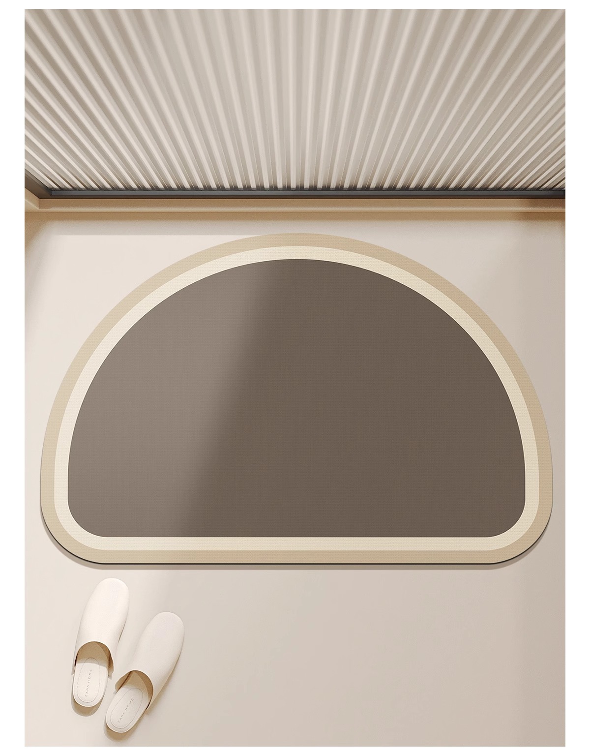 Bathroom floor MATS, diatom mud anti-slip and water-absorbing soft MATS, bathroom and kitchen floor MATS, bathroom door, toilet carpet pic 15