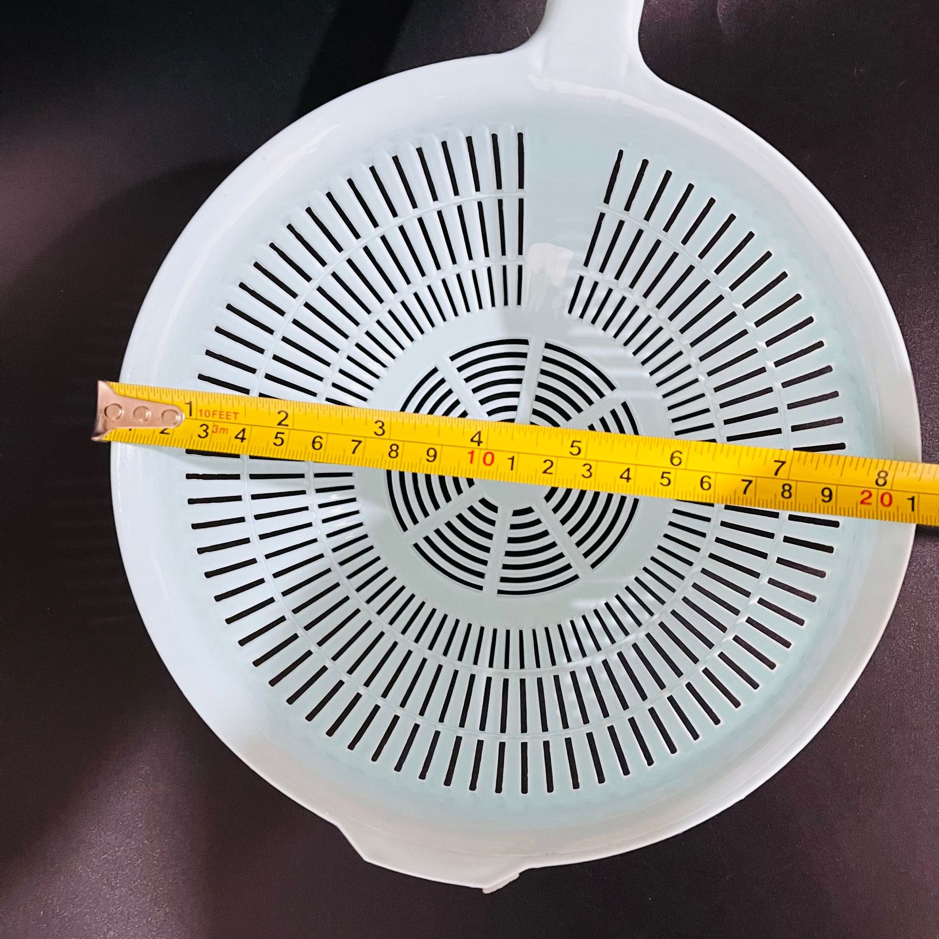 【 Zone 3-13 】 Thickened long-handled draining basket 10/ bundle 360/ piece Thickened long-handled draining basket Vegetable draining basket Handle portable kitchen draining basket 1 yuan 2 yuan wholesale pic 3