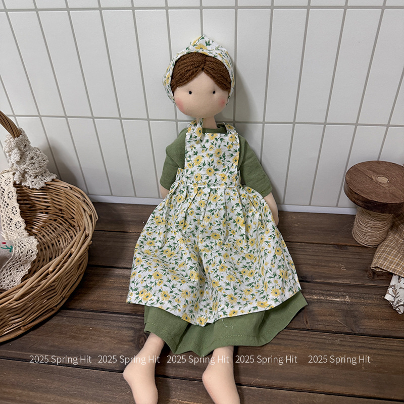 韩系布艺手工可爱甜美布娃娃连衣裙儿童安抚玩具童品玩偶闺蜜礼物详情8