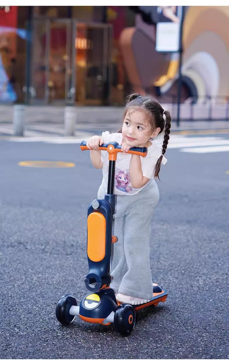滑板车儿童1-3-6-12岁男女孩踏板可坐可骑三合一宝宝滑滑溜溜车详情14