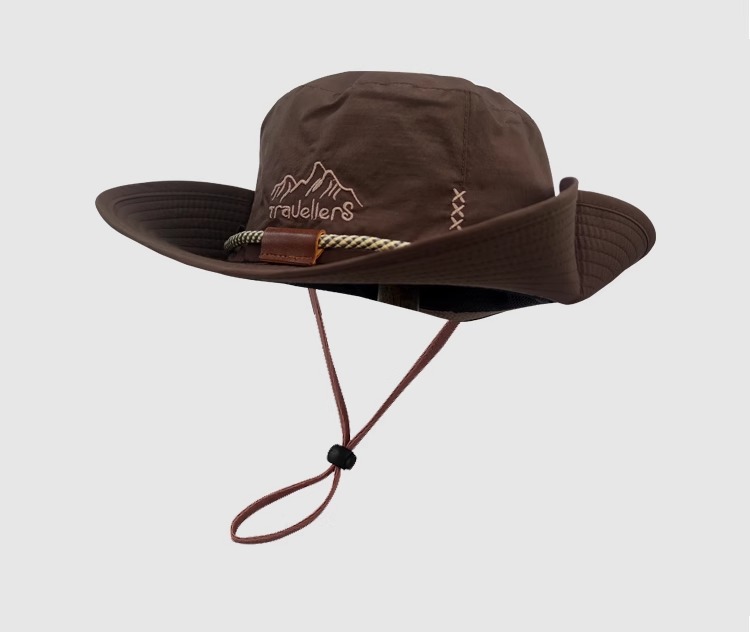 Big-headed sun hat, 2024 new style mountaineering hat, plus-size fisherman hat, outdoor western cowboy hat, large sun hat pic 37