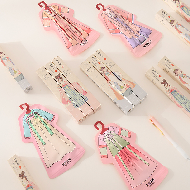 Chenxi Chinese-style blind box Gel pen, creative cartoon gel pen, 0.5mm, stationery for primary and secondary school students to start writing pic 5