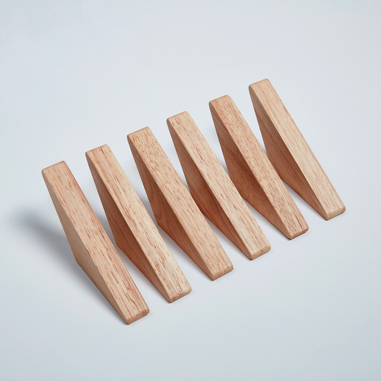 Modern-style creative Japanese wooden hooks, coat hooks, wall hooks, coat and hat hooks, scarf hooks, towel hooks, and headphone hooks pic 12