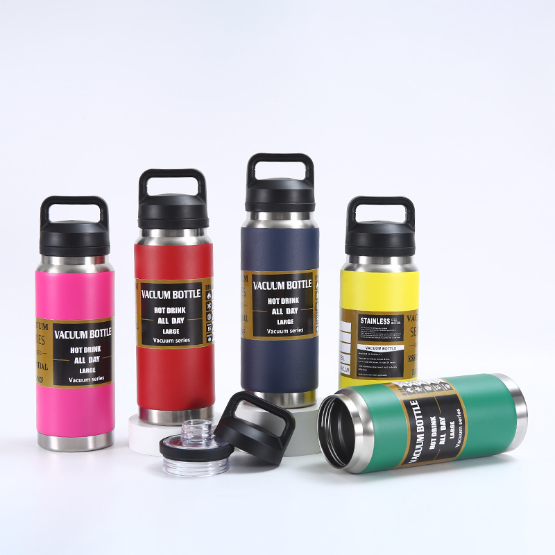 New large-capacity 304 stainless steel insulated cup for foreign trade, outdoor portable double-layer car cup, mountain climbing sports water bottle pic 7