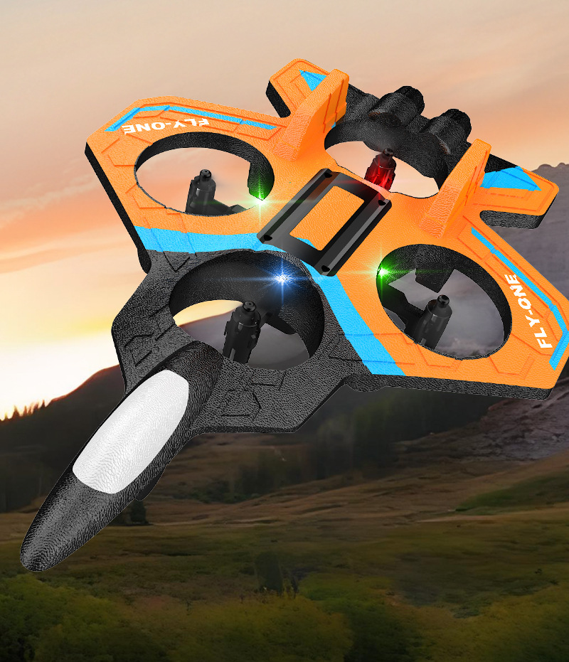 遥控泡沫飞机定高战斗机炫彩灯光四轴无人机飞行器灯光飞行特技详情2