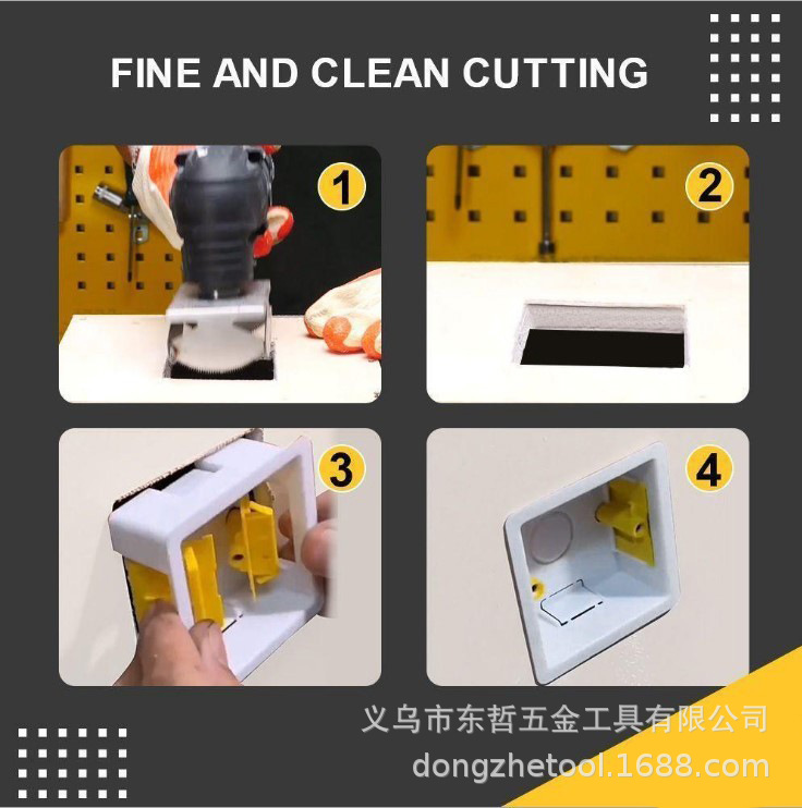 Square Slot Cutter, woodworking square slot tool, square slotting and hole making pic 6