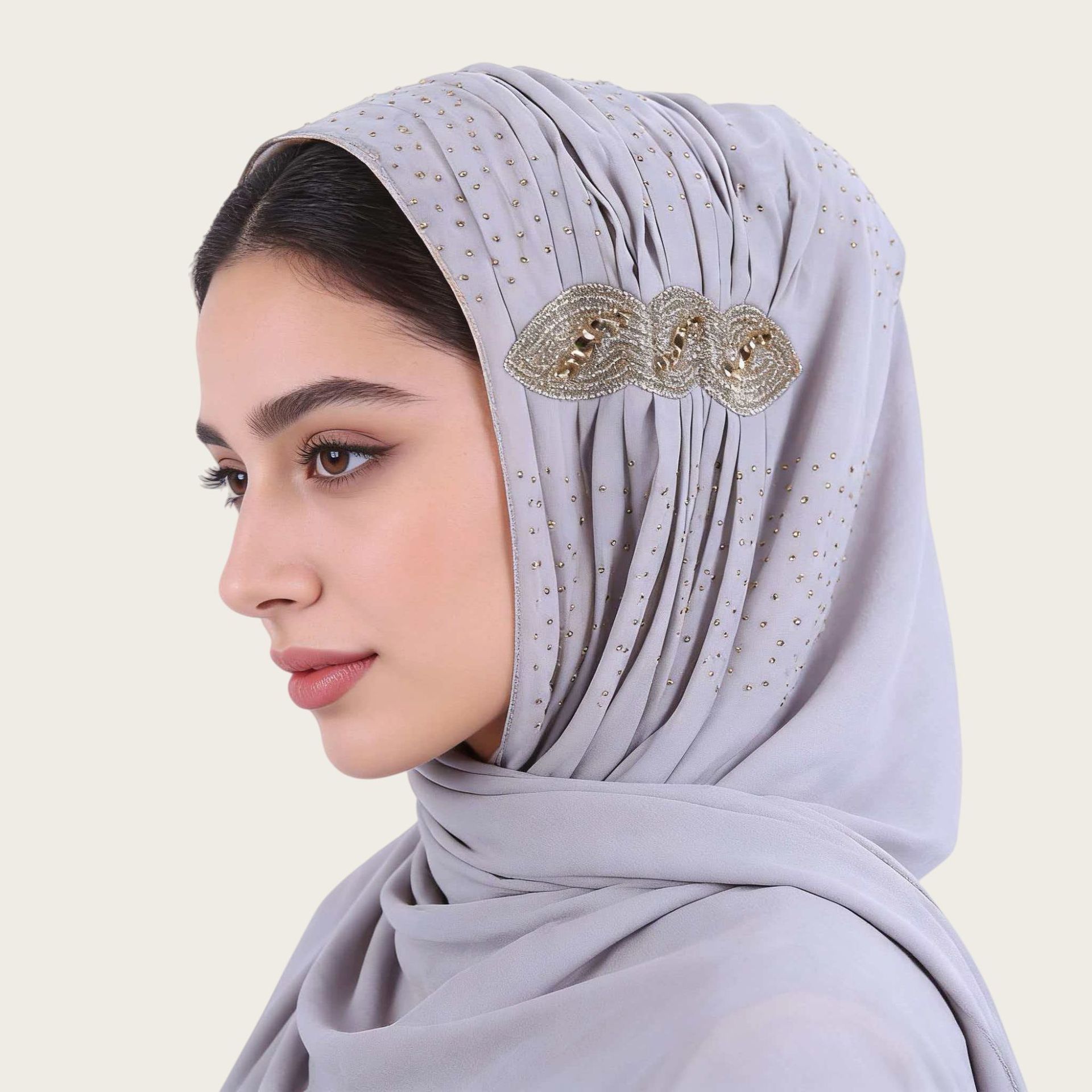 M163速卖款新款头巾民族风围巾盖头雪纺烫钻跨境货源详情9