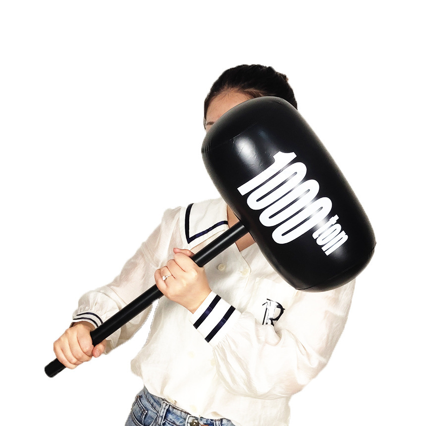 网红爆款充气玩具地摊货源千吨锤玩具锤类惩罚玩具广告锤猪头棒详情6