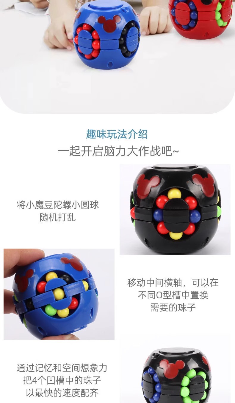 汉堡魔方益智减压男女孩手指陀螺旋转小魔豆幼儿园礼物儿童玩具详情10