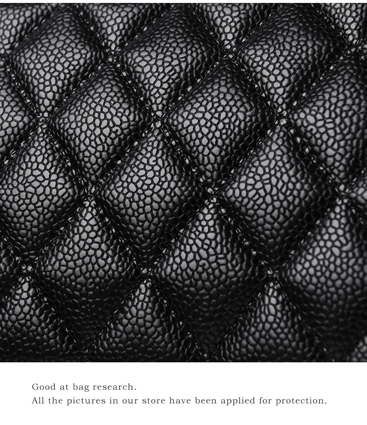 亚马逊跨境高品质pu化妆包菱格绗缝枕头包手提洗漱化妆品收纳包详情13