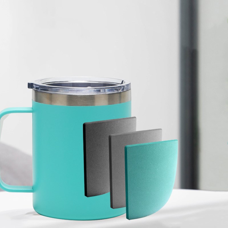 跨境亚马逊12oz手柄杯马克杯304不锈钢办公咖啡杯冰霸杯详情14