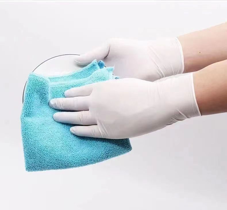 Disposable rubber latex gloves, massage, beauty, dishwashing touch screen, waterproof, durable, thickened food-grade nitrile gloves pic 5