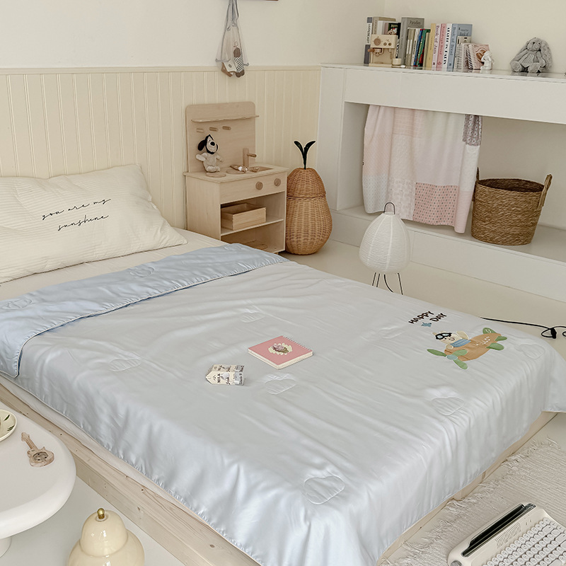 A类亲子款60支兰精天丝儿童夏被婴幼儿空调夏凉被午睡学生薄被子详情28