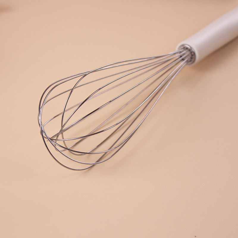 Manual egg beater with PP handle, egg stirrer, hand-held silicone stainless steel milk mixer, kitchen baking tool, hand-cranked pic 23