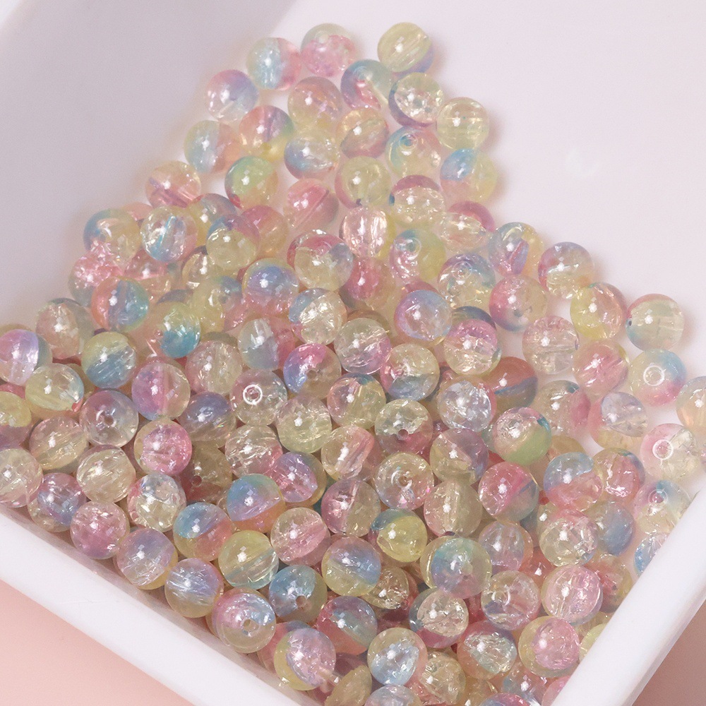 新10mm三色冰魄裂纹珠手工琉璃串珠散珠diy饰品手链配件项链材料详情19