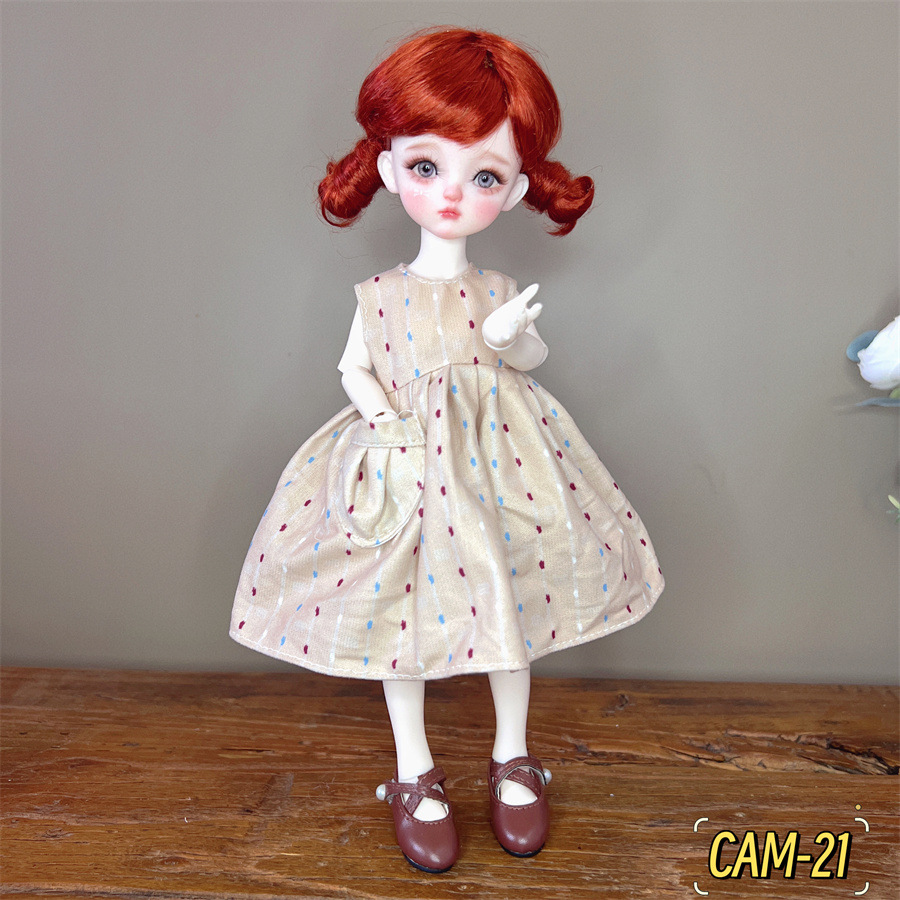 6分BJD玩偶换装衣服30厘米洋娃娃衣服森系可爱卡通洛丽塔裙子详情20