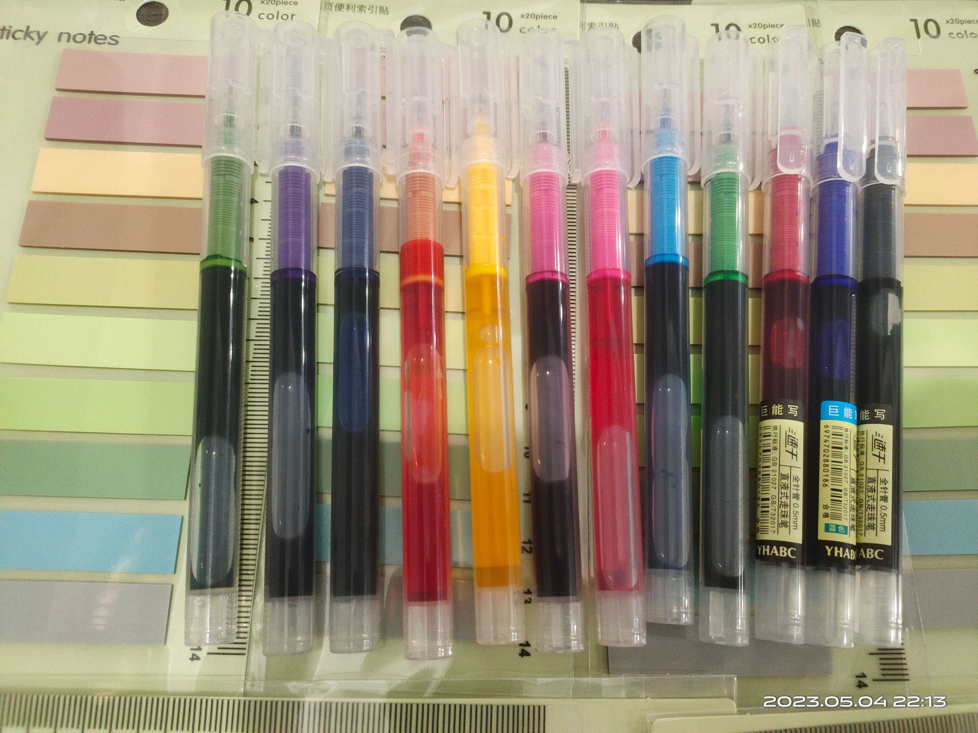 Direct liquid quick-drying ballpoint pens, gel pens, black pens, signature pens, student ballpoint pens, stationery, syringe pens, wholesale carbon pens pic 27