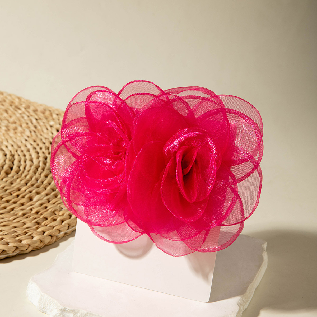 欧美跨境饰品时尚不规则立体花朵设计耳饰夸张彩色烤漆花瓣耳环详情55